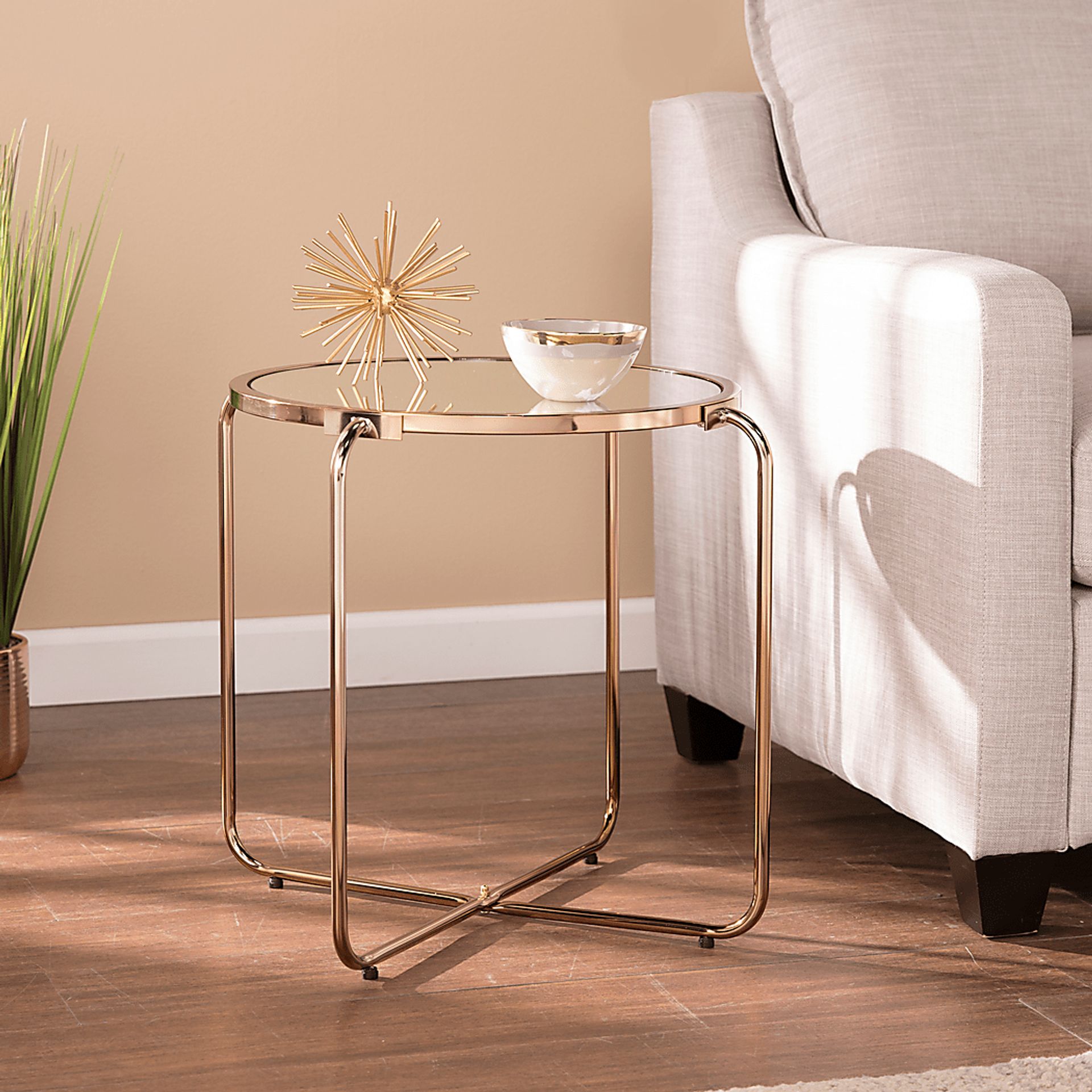 Falla Champagne Accent Table - Image 2