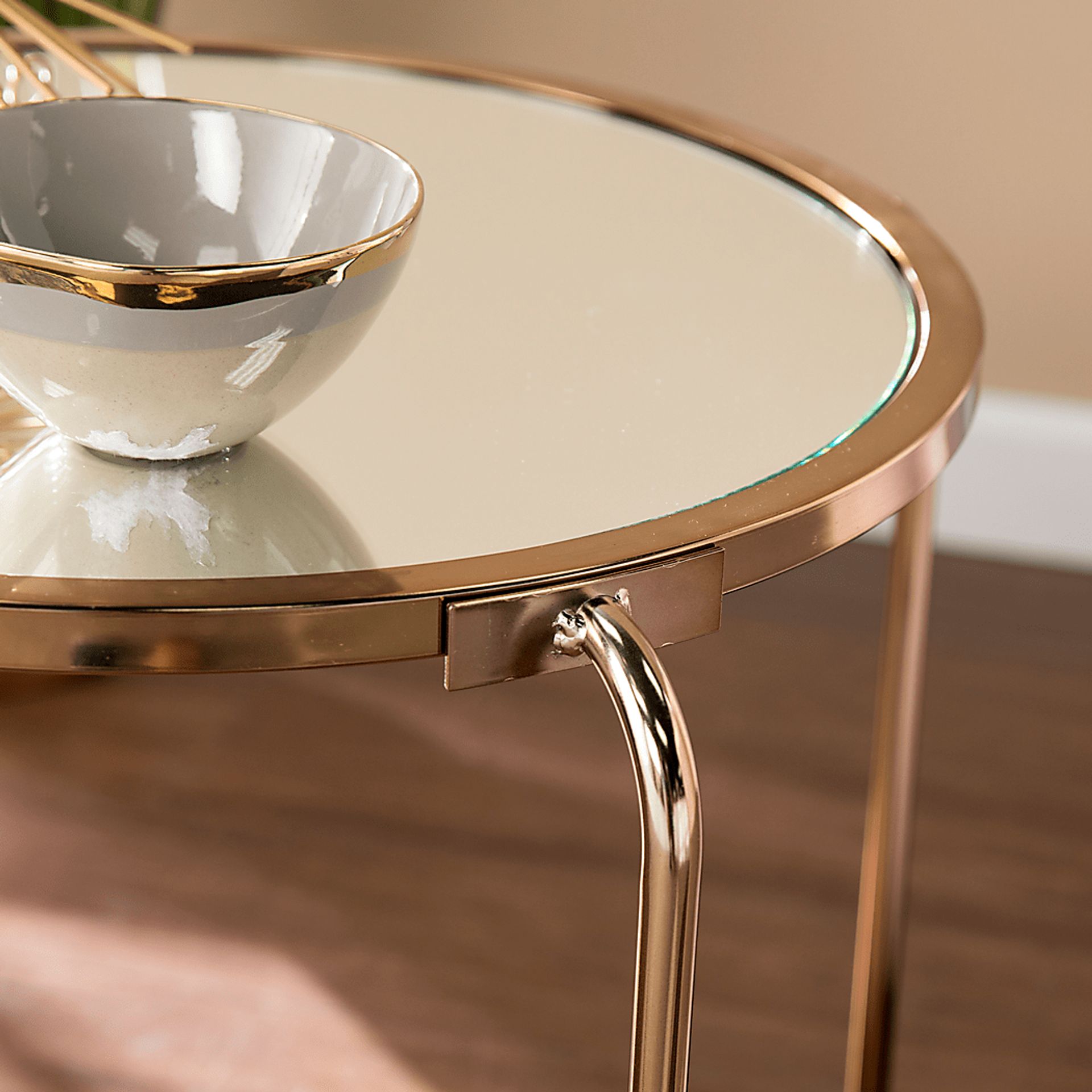 Falla Champagne Accent Table - Image 4