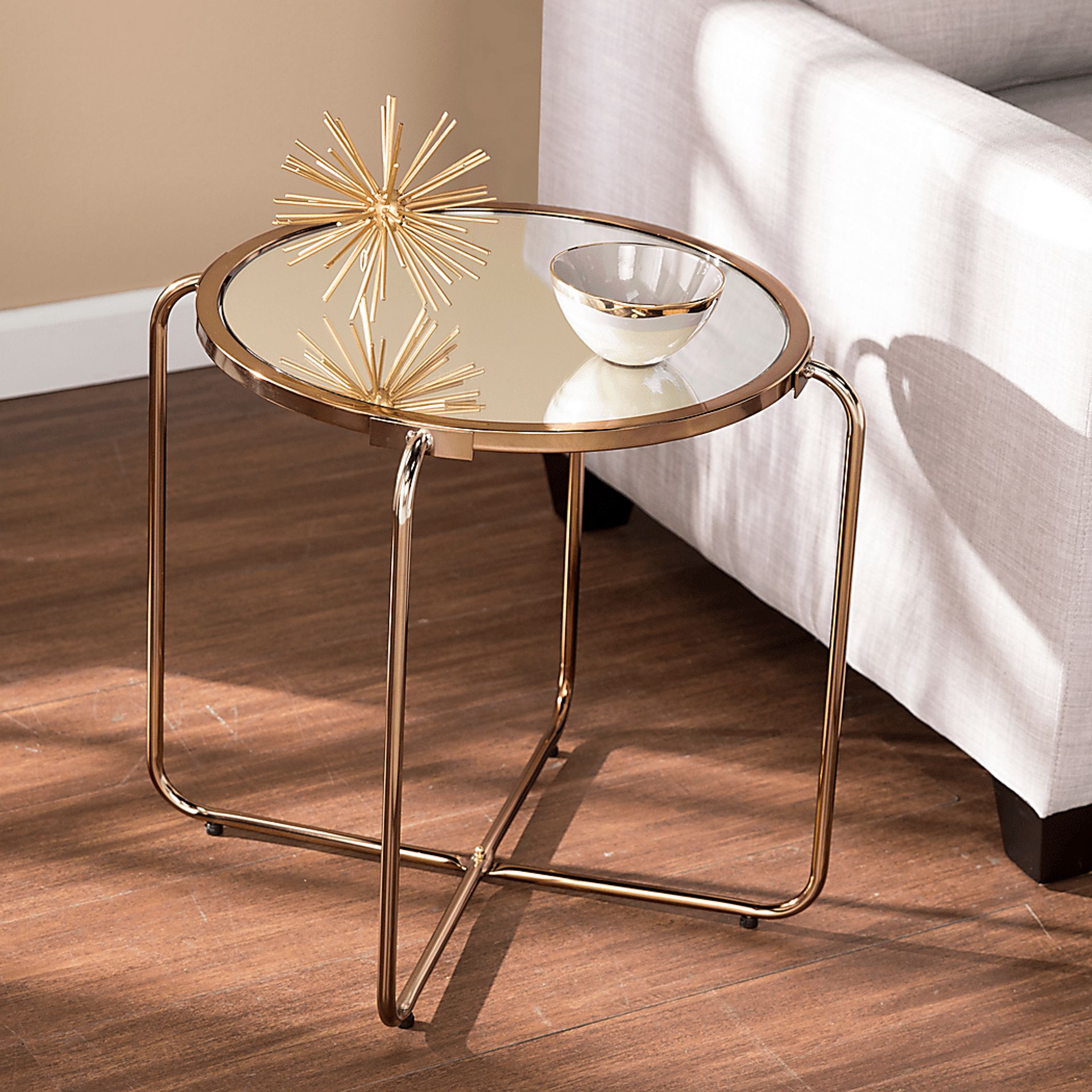 Falla Champagne Accent Table - Image 5