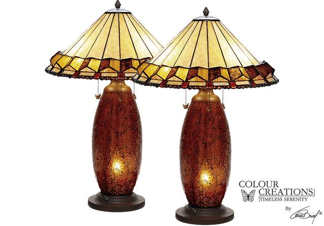 Fallbrooke Tiffany Style Lamp - Set of 2 - Thumbnail - Image 1