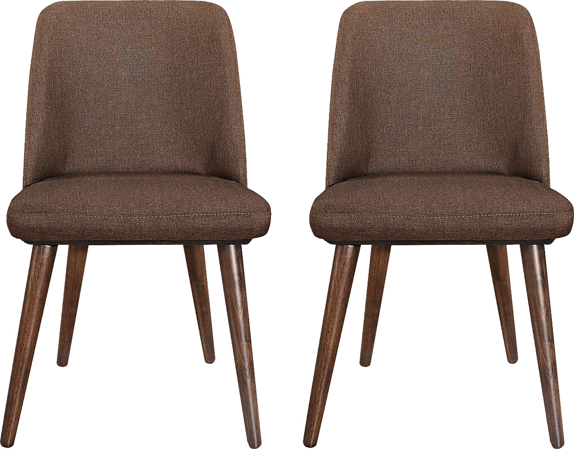 Fallcast Brown Set of 2 Side Chairs - Image 1