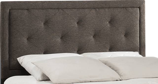 Fallenrock Black King Upholstered Headboard - Thumbnail - Image 1
