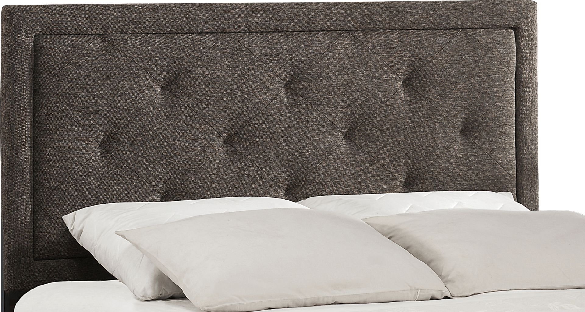 Fallenrock Black Queen Upholstered Headboard - Image 1