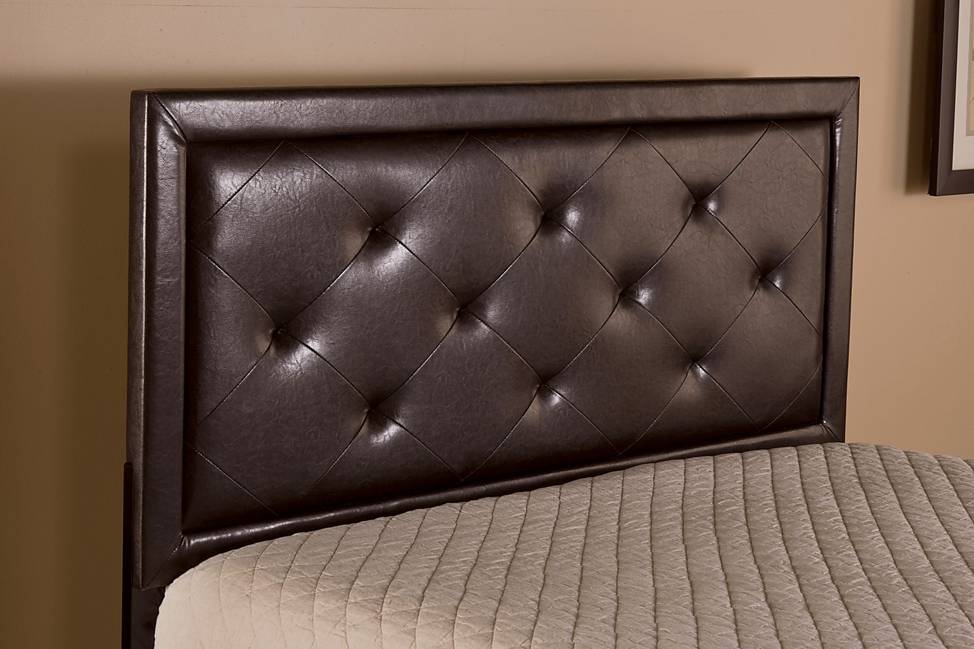 Fallenrock Brown Twin Upholstered Headboard - Image 2