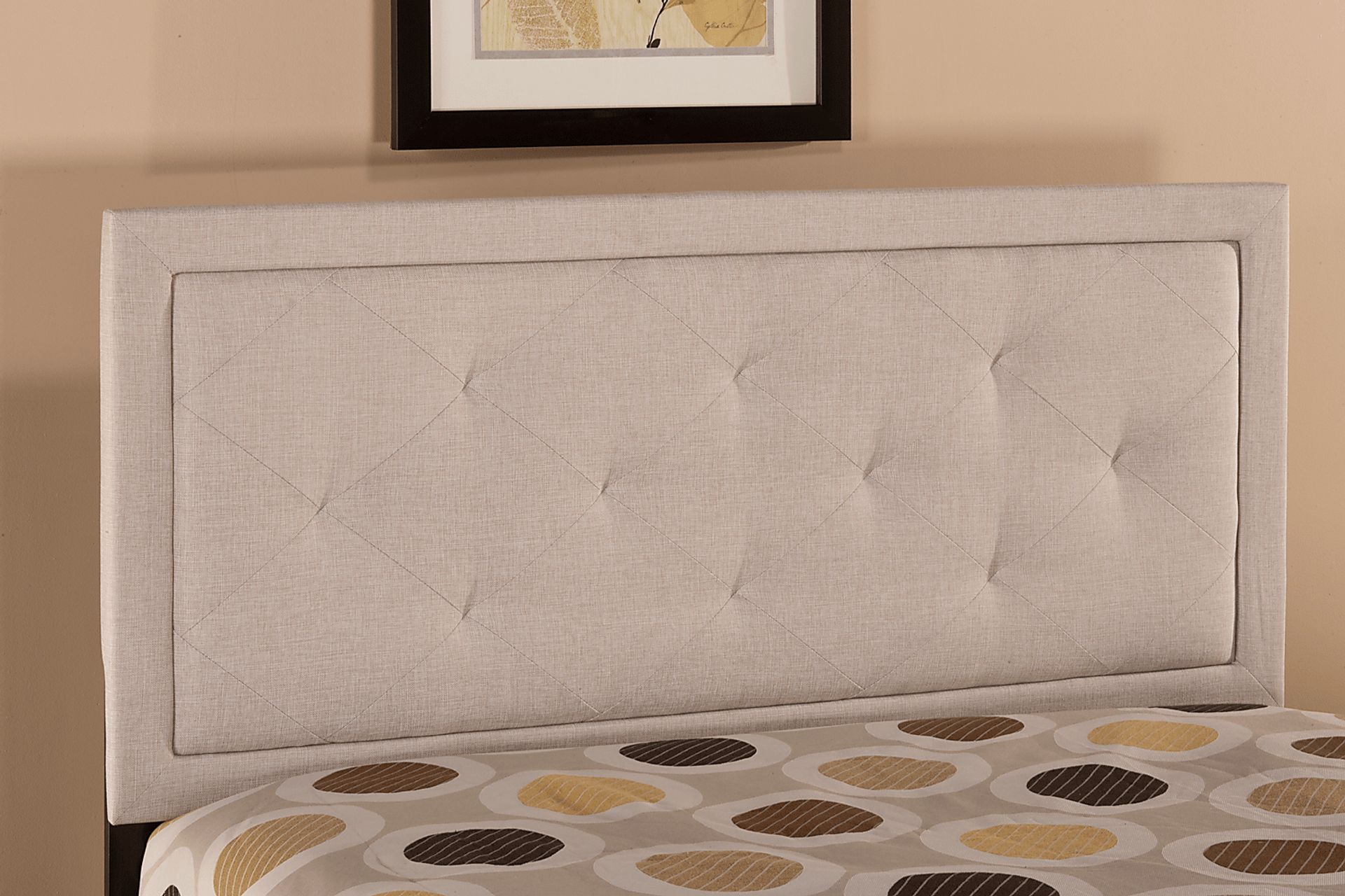Fallenrock Cream Full Upholstered Headboard - Image 2