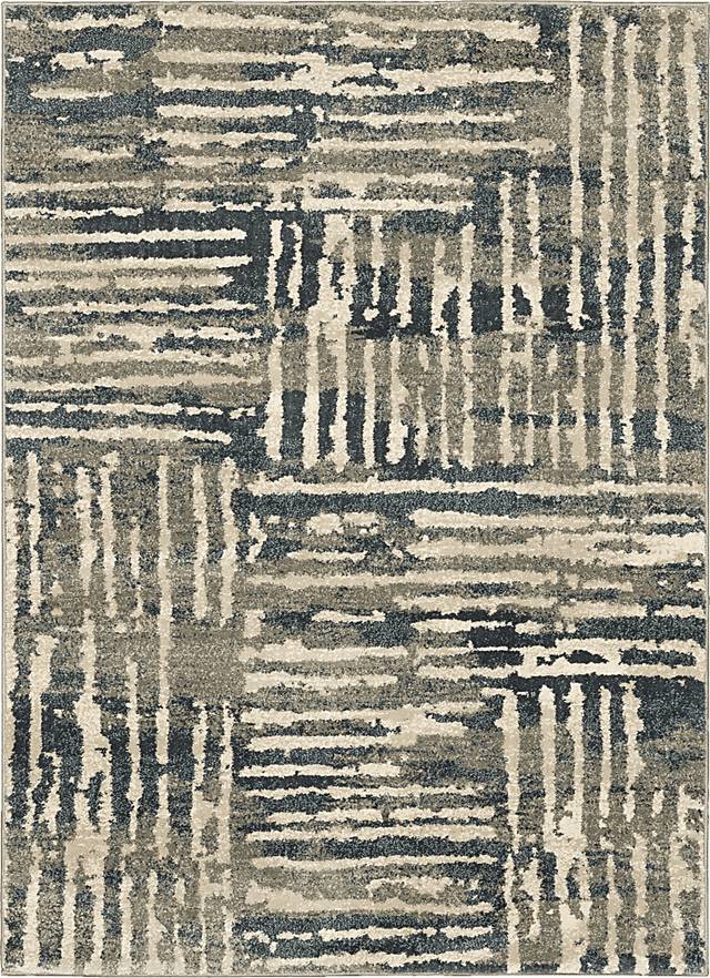 Fallford Blue 6'7 x 9'2 Rug - Thumbnail - Image 1