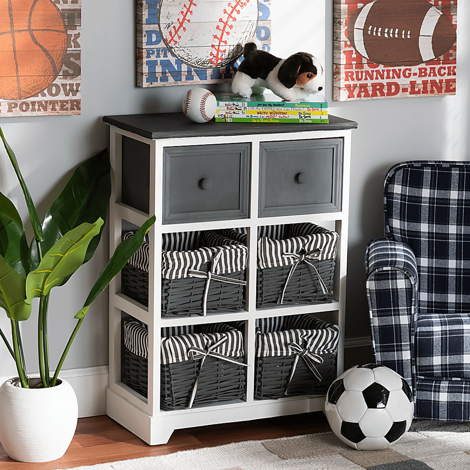 Fallgatter White 2 Drawer Storage Unit - Image 2