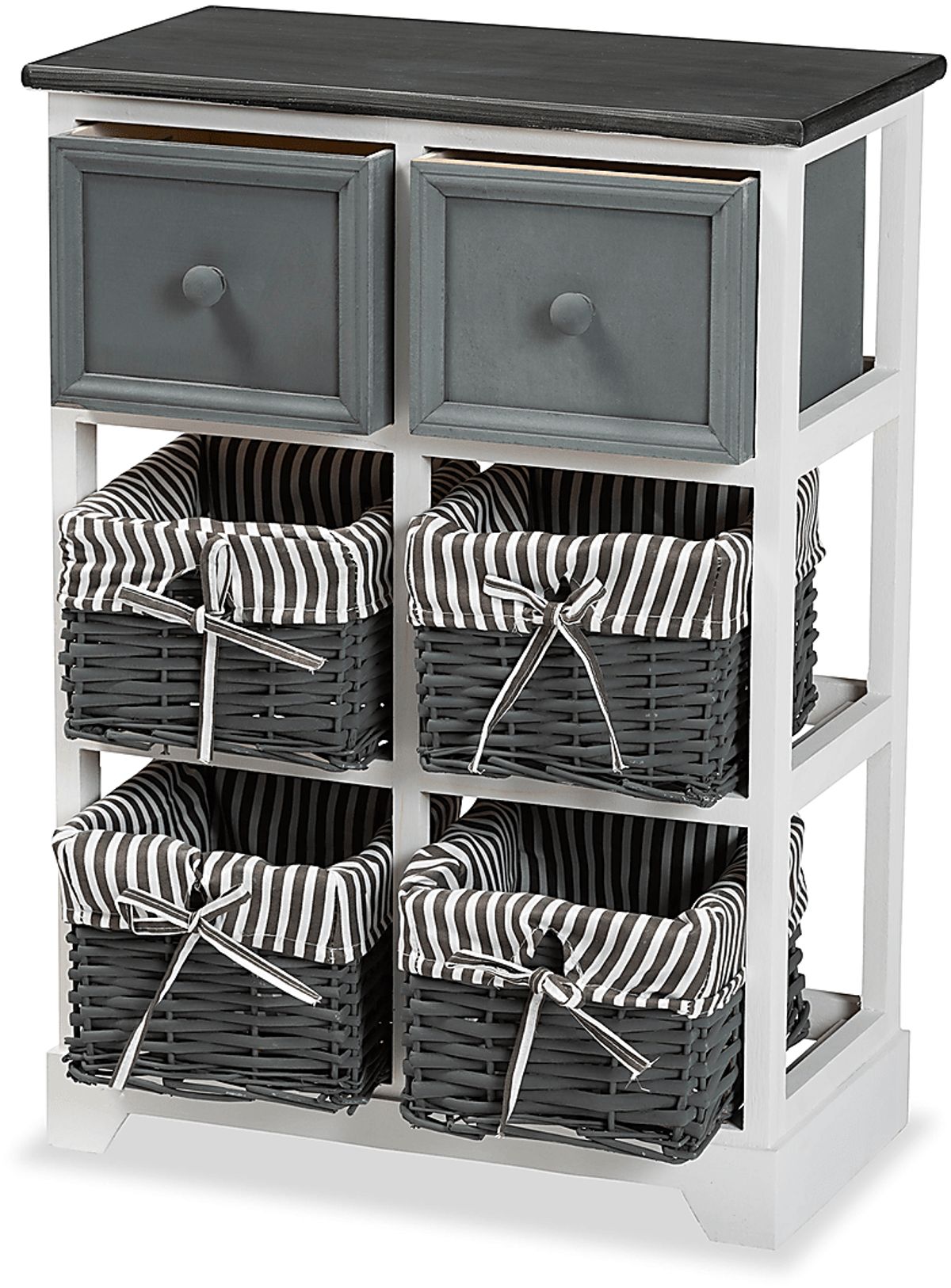 Fallgatter Gray,White Accent Cabinet | Rooms to Go