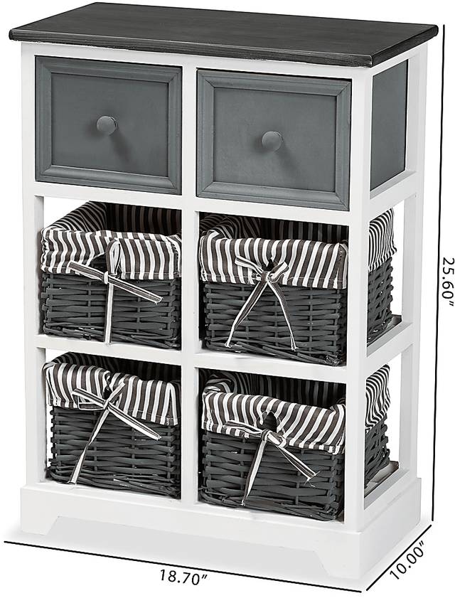Fallgatter White 2 Drawer Storage Unit - Thumbnail - Image 9
