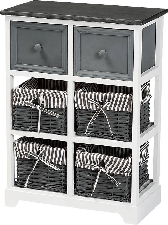 Fallgatter White 2 Drawer Storage Unit - Thumbnail - Image 1