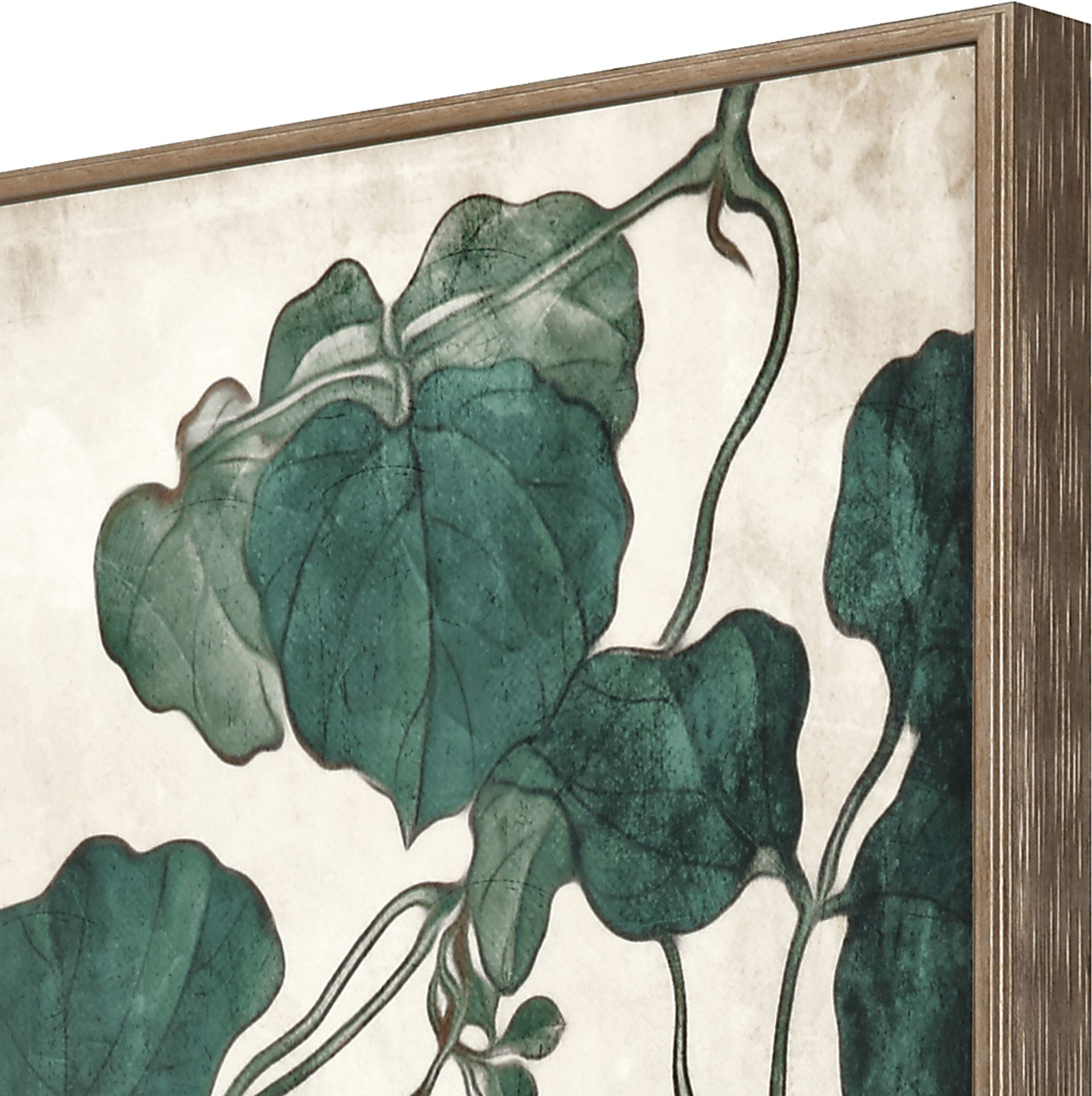 Falling I Green Framed Artwork - Image 4