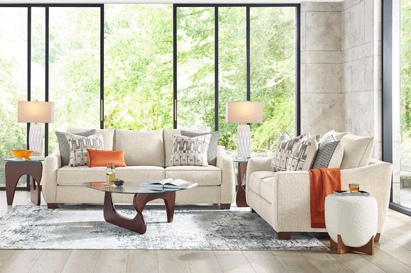 Fallon 7 Pc Living Room Set