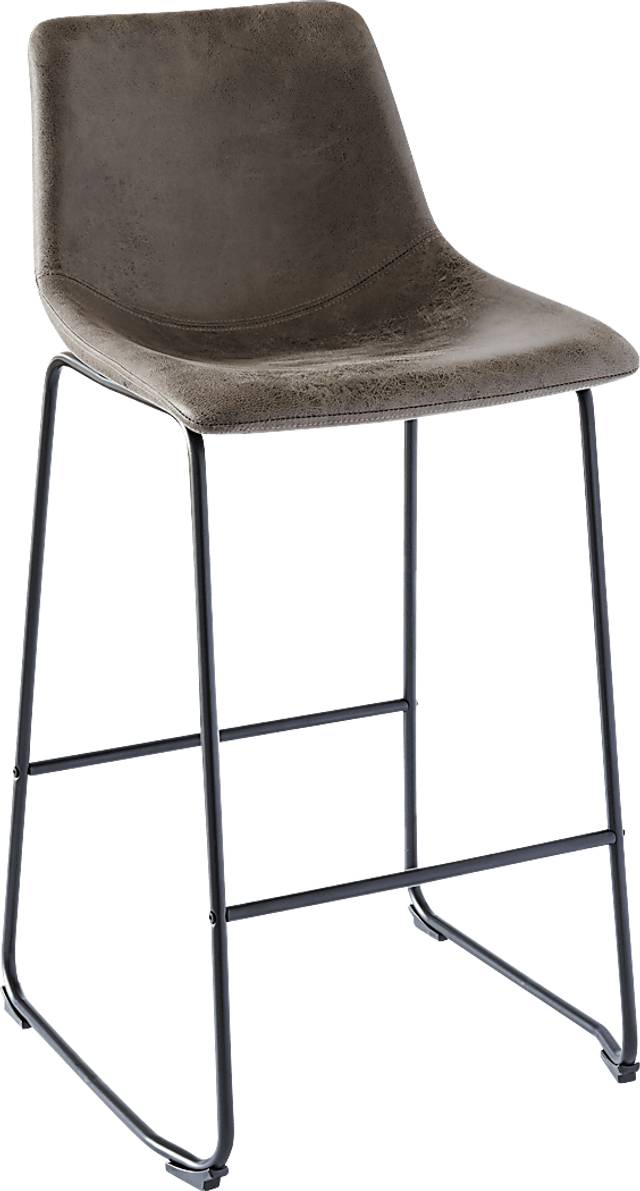 Fallowmont Gray Barstool, Set of 2 - Thumbnail - Image 2