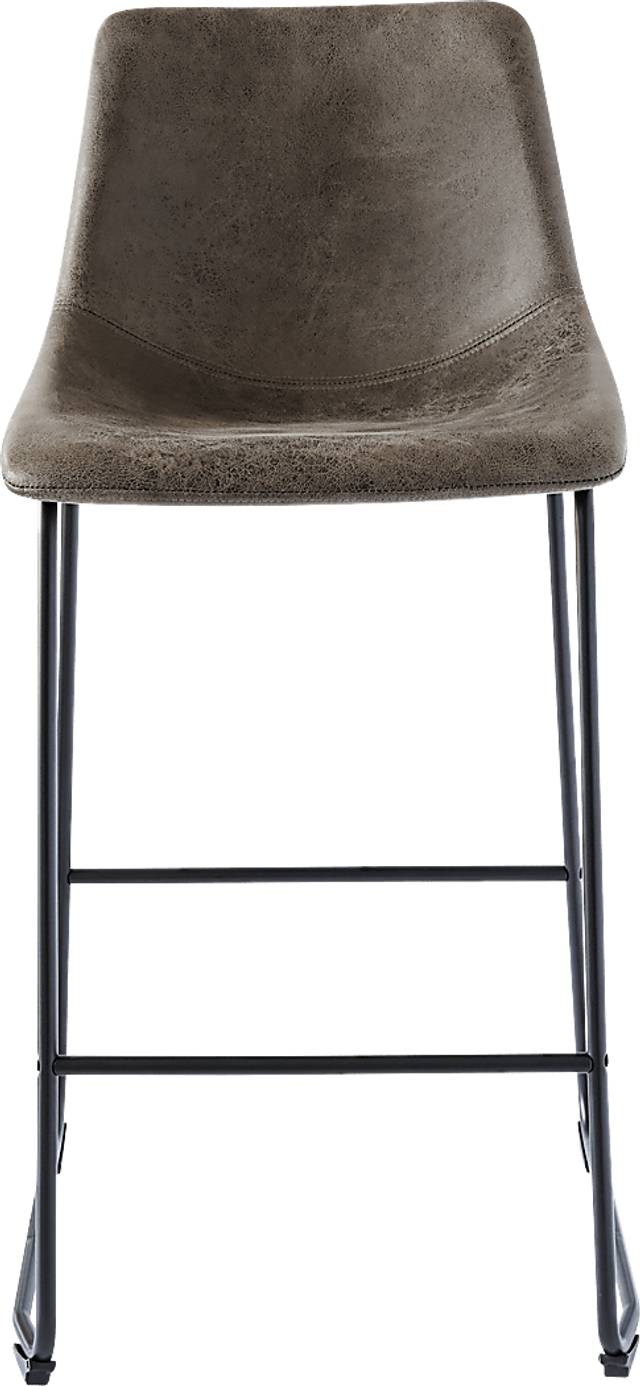 Fallowmont Gray Barstool, Set of 2 - Thumbnail - Image 3