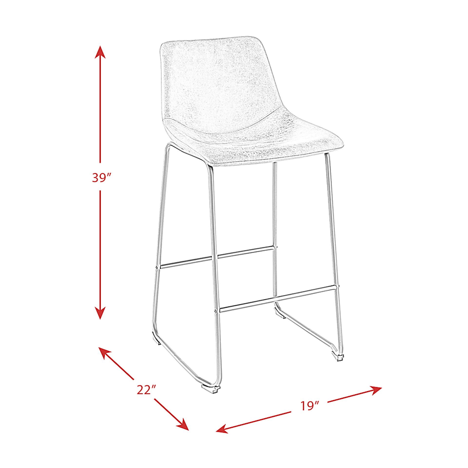 Fallowmont Gray Barstool, Set of 2 - Image 10