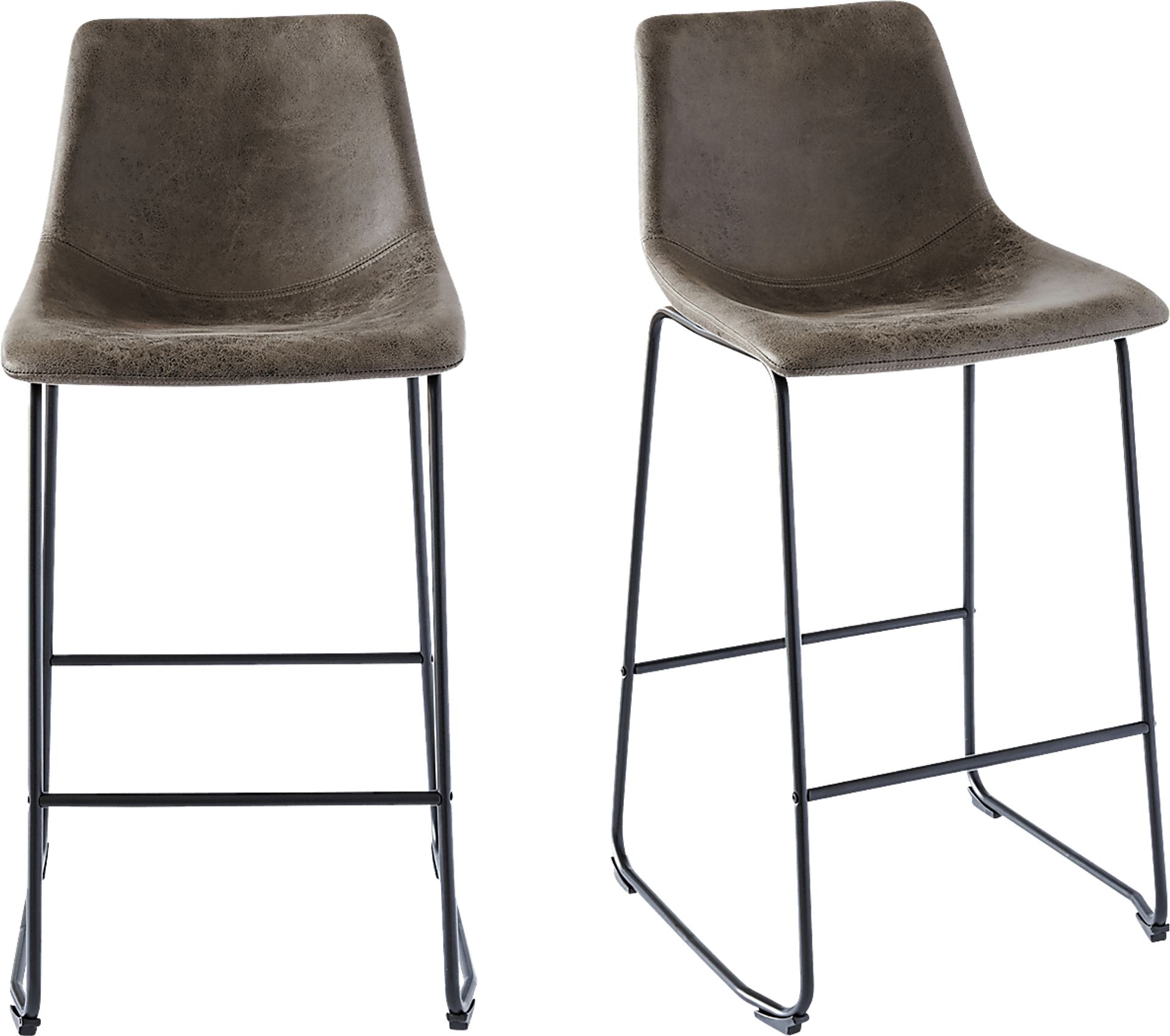 Fallowmont Gray Barstool, Set of 2 - Image 1