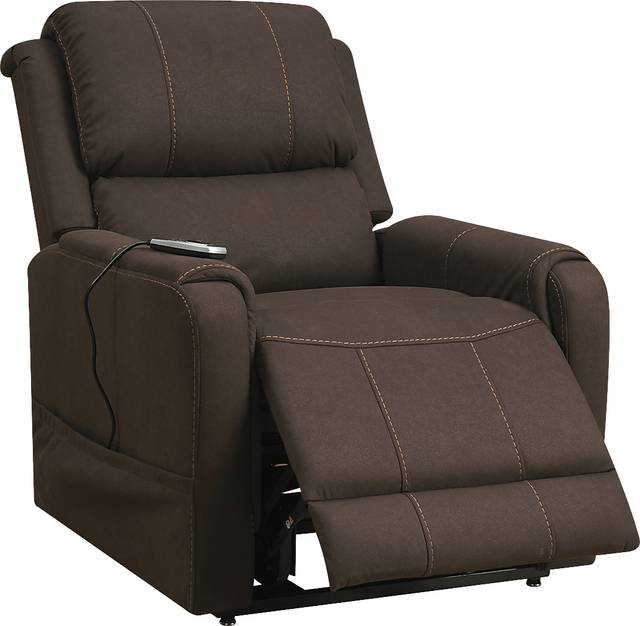 Fallowvalley Brown Lift Chair Power Recliner - Thumbnail - Image 2