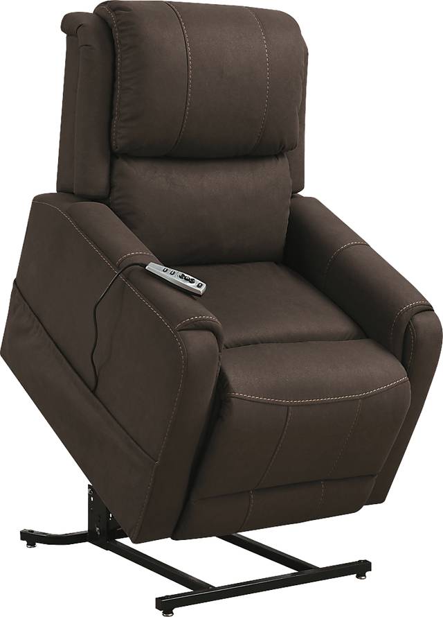 Fallowvalley Brown Lift Chair Power Recliner - Thumbnail - Image 3
