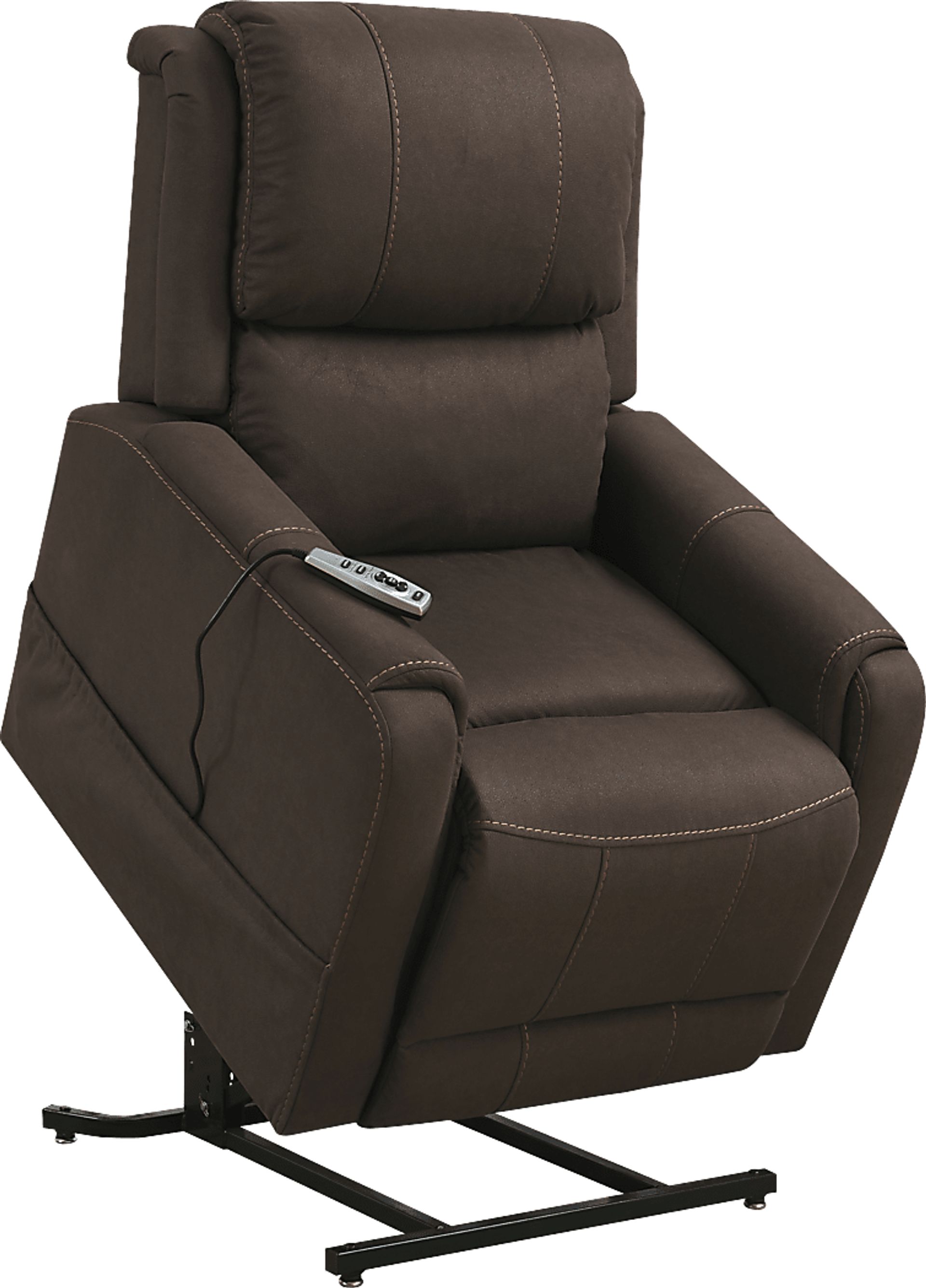 Fallowvalley Brown Lift Chair Power Recliner - Image 3