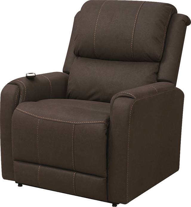 Fallowvalley Brown Lift Chair Power Recliner - Thumbnail - Image 4
