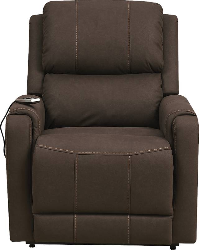 Fallowvalley Brown Lift Chair Power Recliner - Thumbnail - Image 6