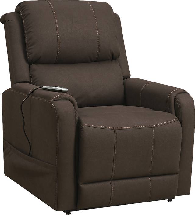 Fallowvalley Brown Lift Chair Power Recliner - Thumbnail - Image 1