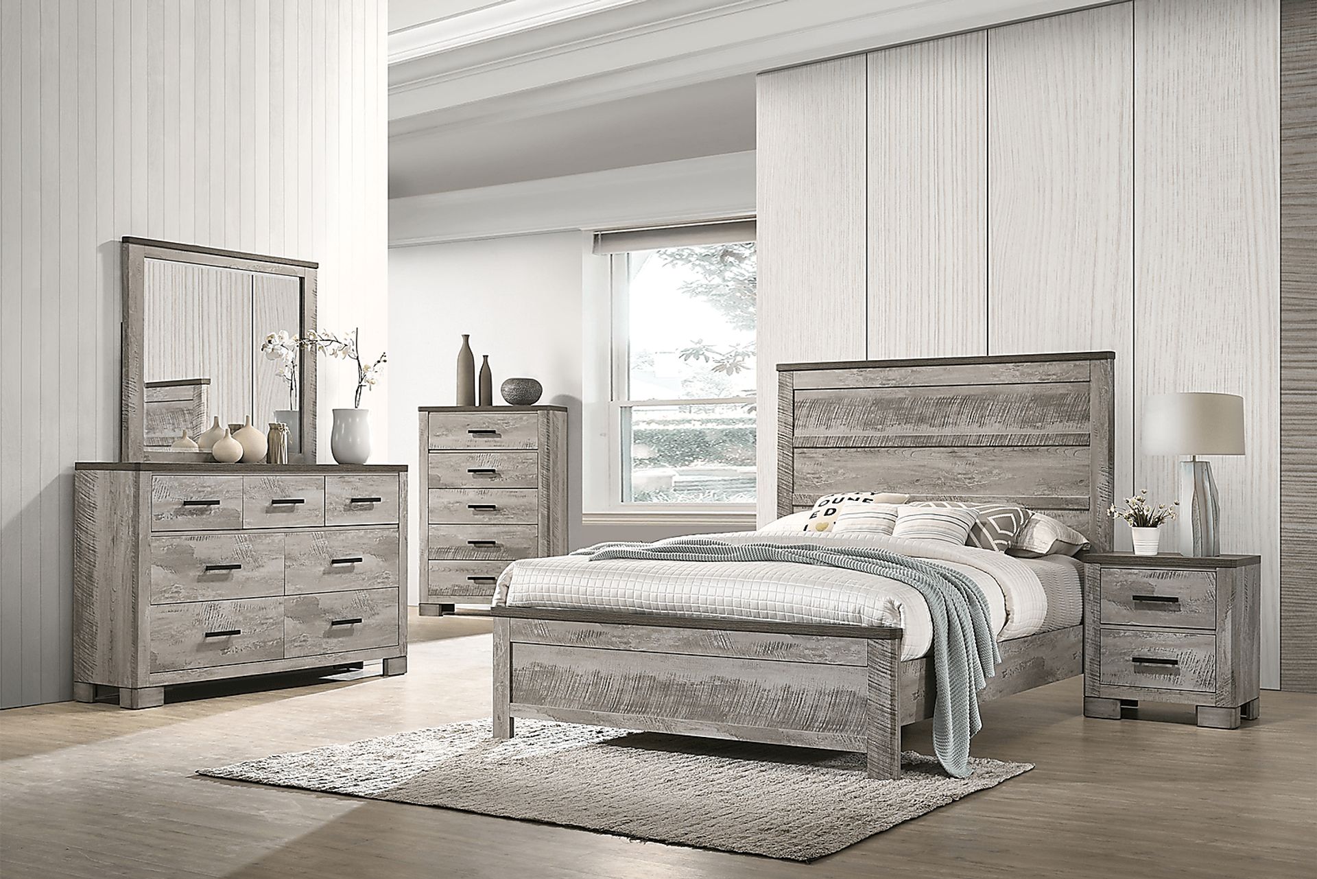 Fallview Gray Nightstand - Image 2