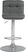 Falsley Gray Adjustable Barstool