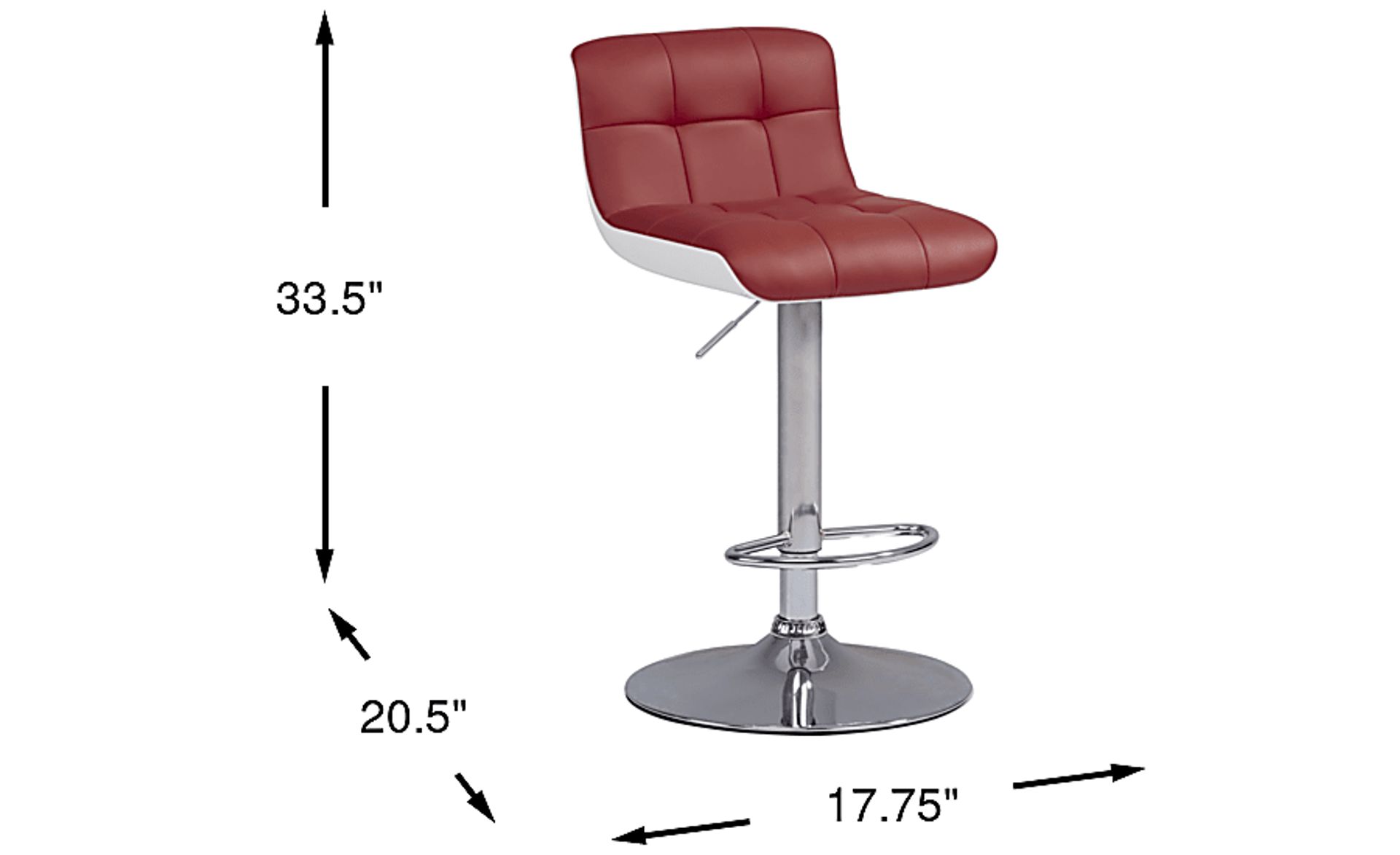 Dimension Image. Please refer to the Dimension Tab on this page for dimension details.