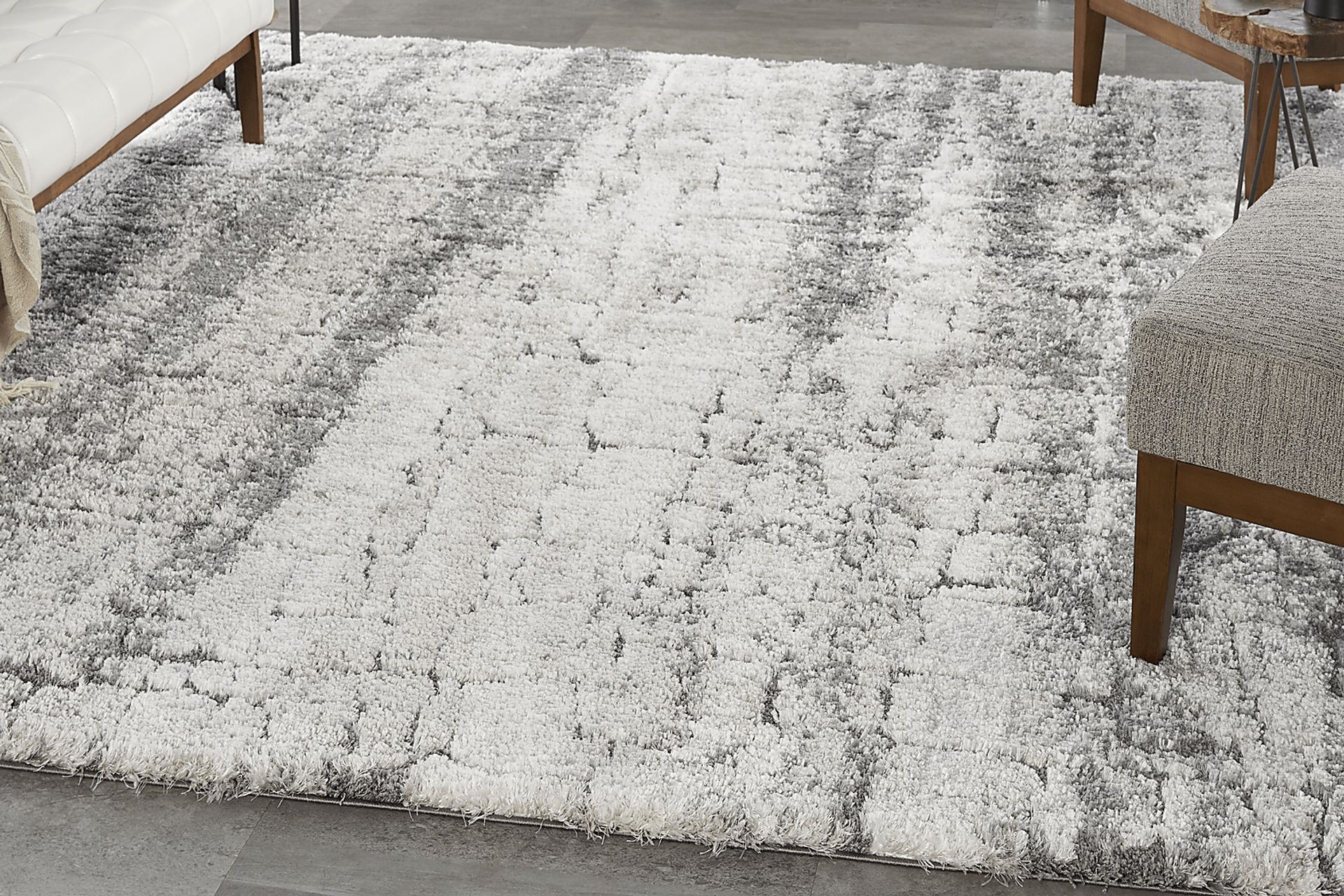Falstone Gray 7'10 x 9'10 Rug - Image 8