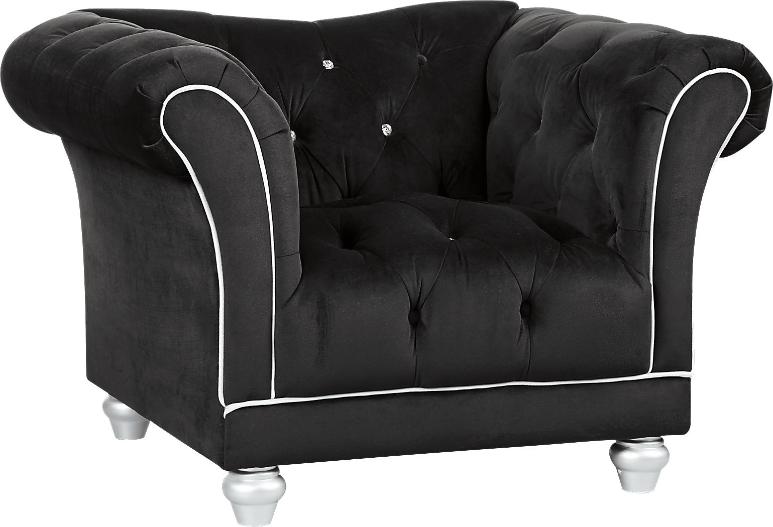 Fancy black chair new arrivals