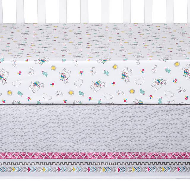 Fancy Llama White 4 Pc Baby Bedding Set - Thumbnail - Image 9