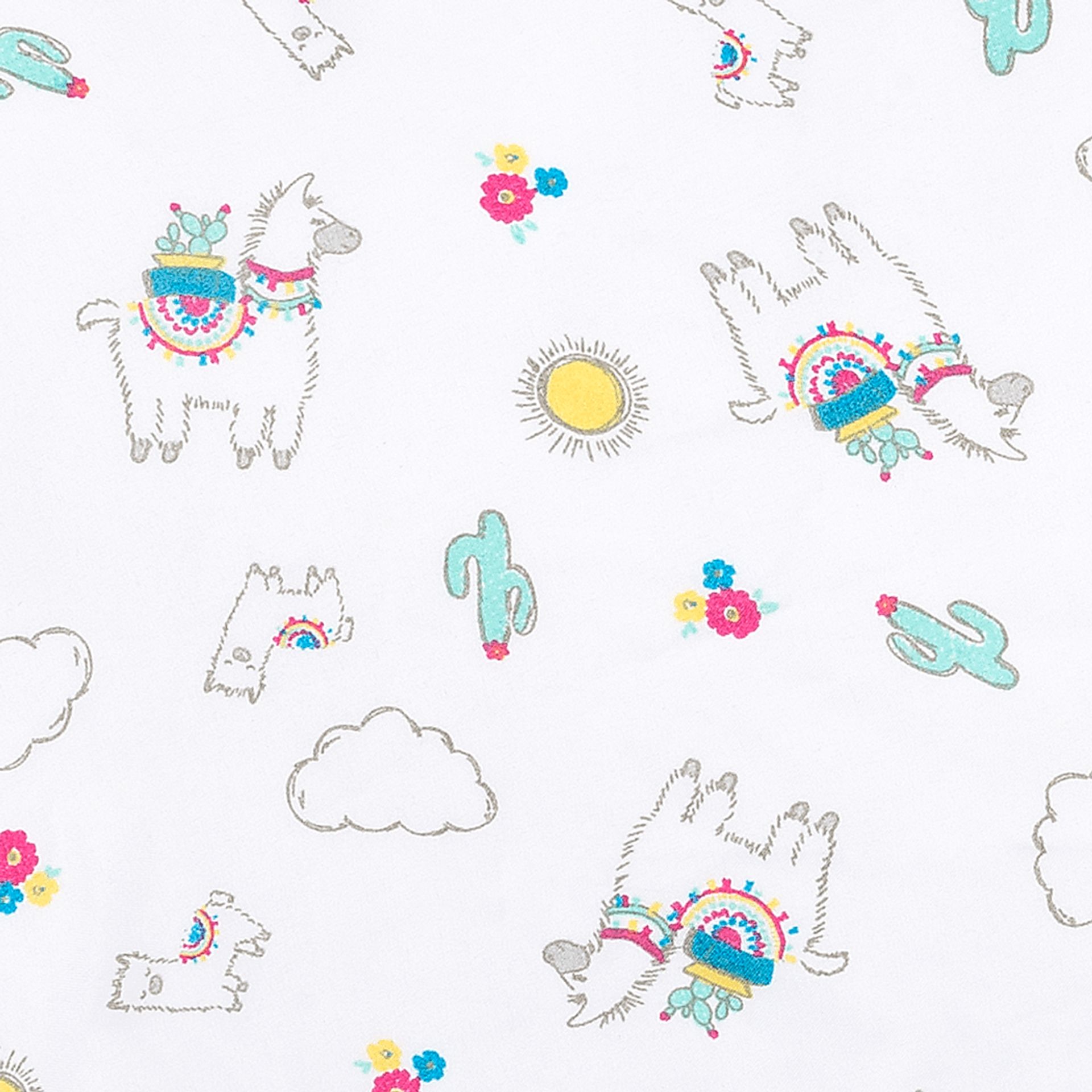 Fancy Llama White 4 Pc Baby Bedding Set - Image 10