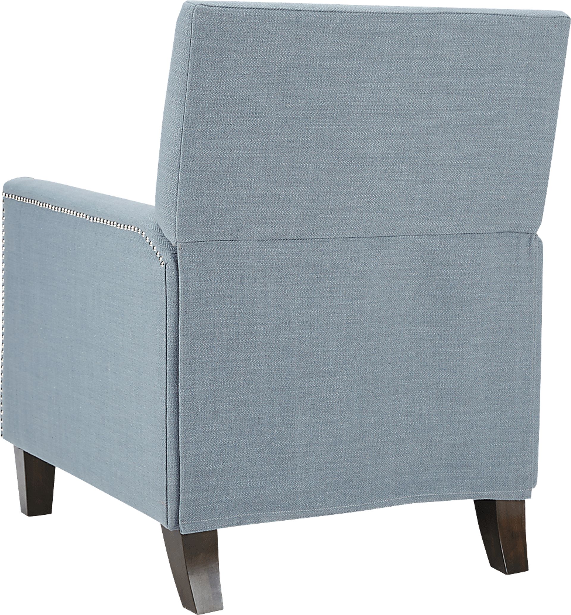 Faneca Blue Pushback Recliner - Image 4