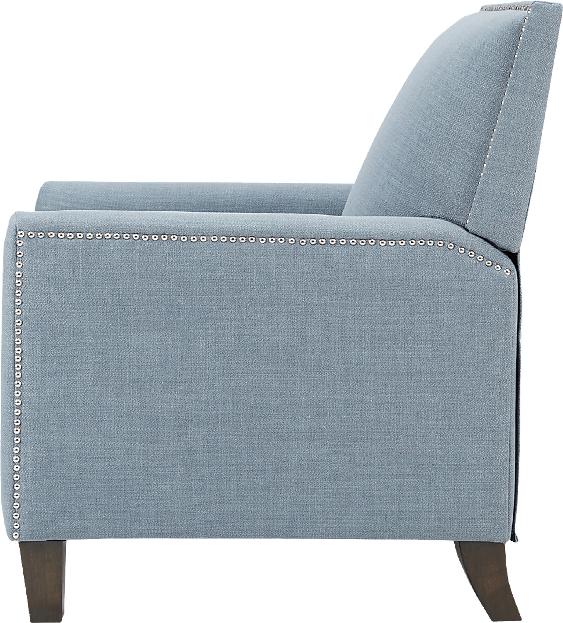 Faneca Blue Pushback Recliner - Image 5