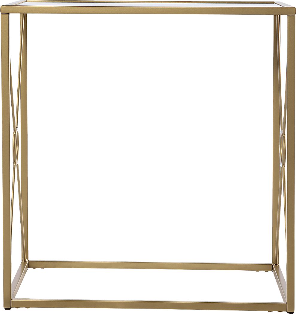 Faneher Gold End Table - Thumbnail 2