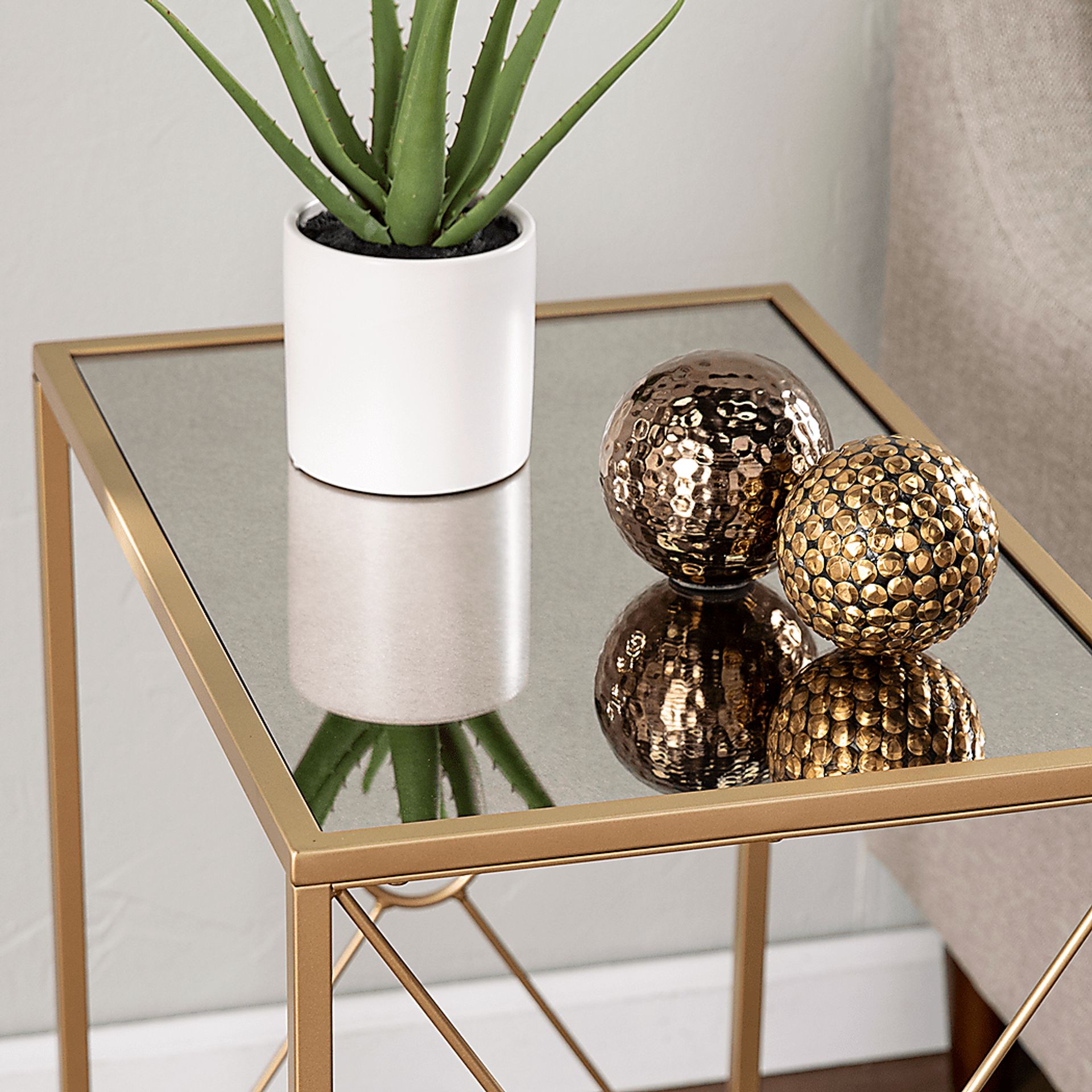 Faneher Gold End Table - Image 4