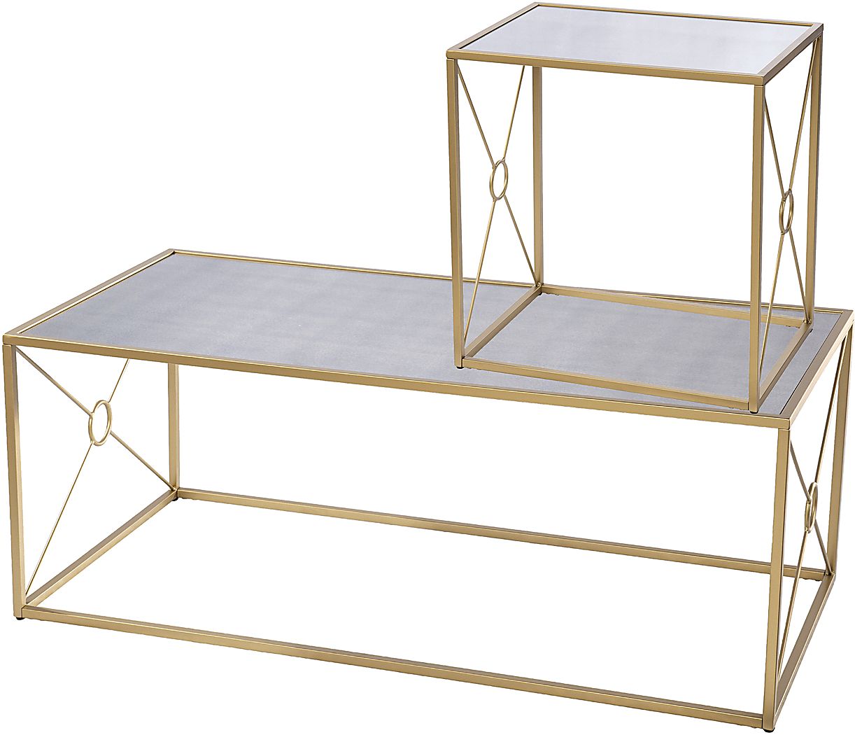 Faneher Gold End Table - Thumbnail 3