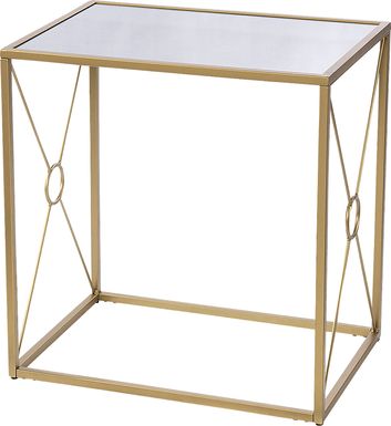 Faneher Gold End Table