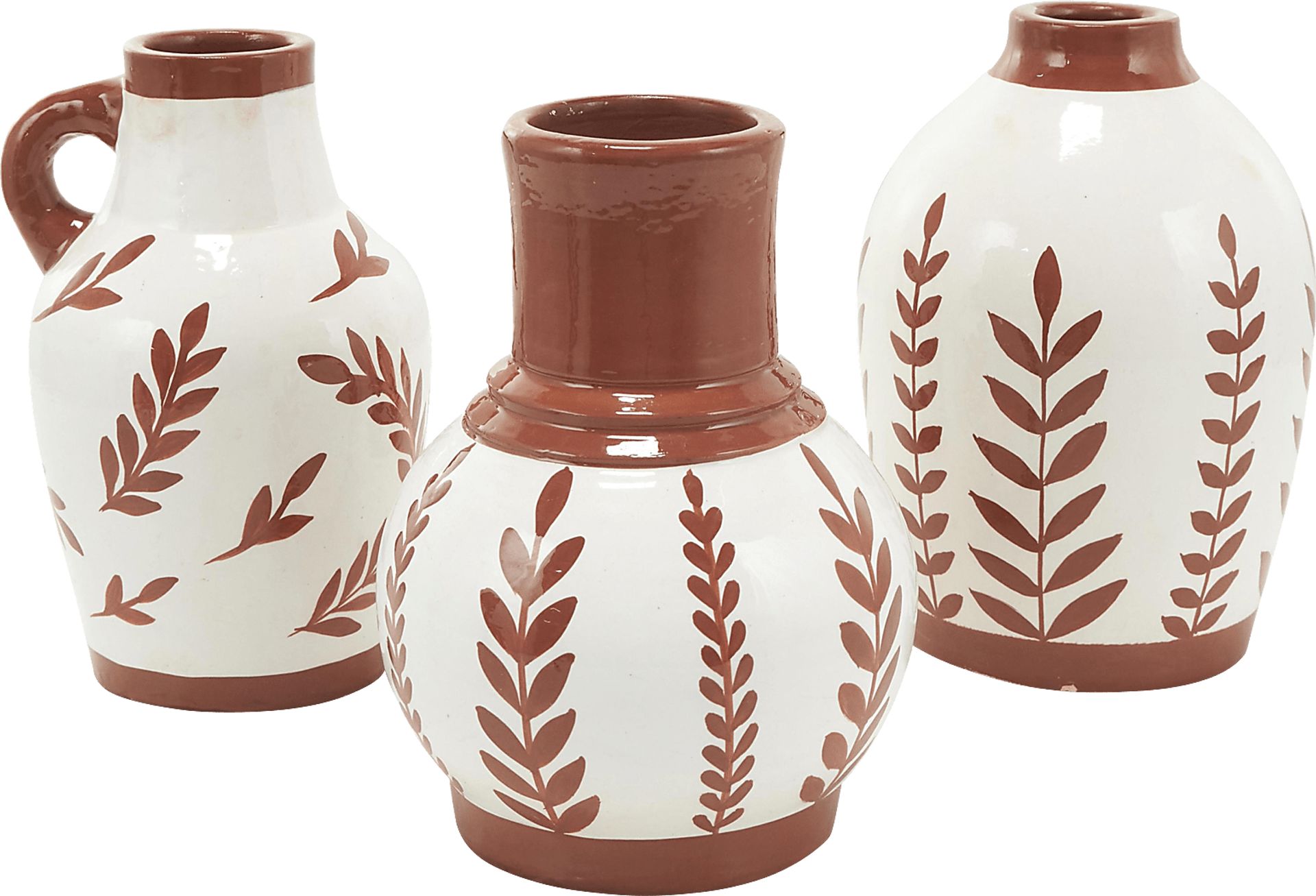 Fanli White Vase, Set of 3 - Image 1