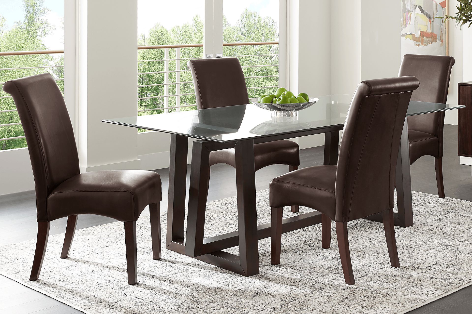Fanmoore Espresso Dining Table - Image 2