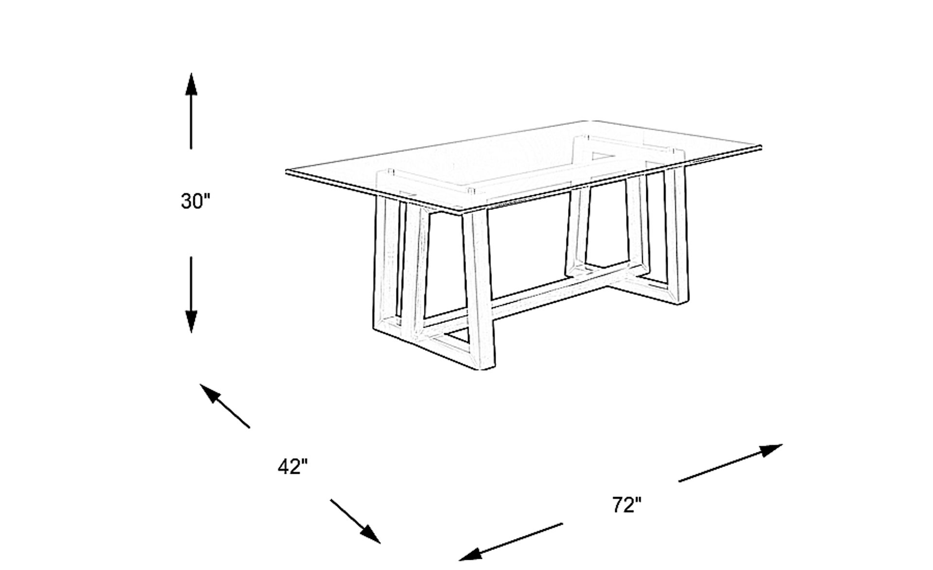 Dimension Image. Please refer to the Dimension Tab on this page for dimension details.