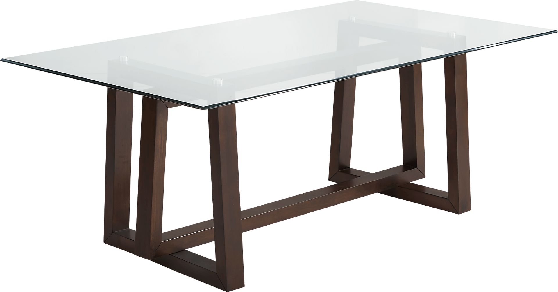 Fanmoore Espresso 5 Pc Dining Set with Aqua Chairs - Image 2