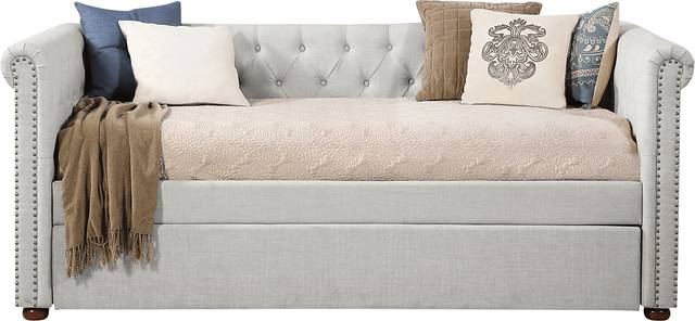 Fannin Beige Daybed with Trundle - Thumbnail - Image 2