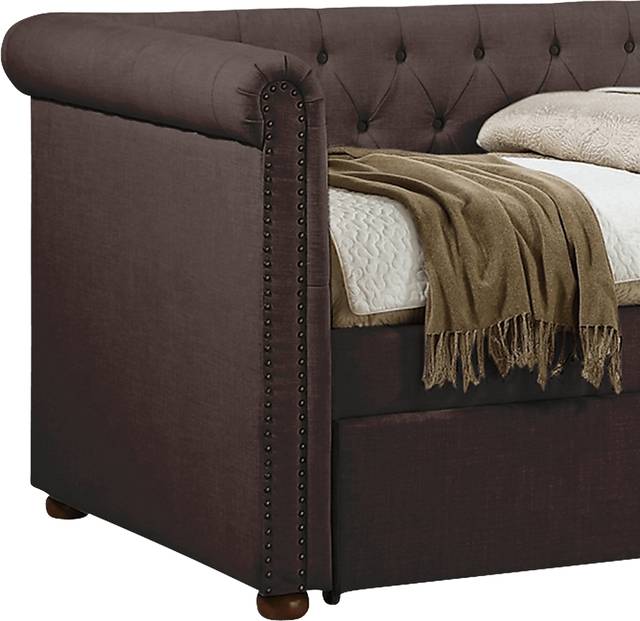Fannin Dark Gray Daybed with Trundle - Thumbnail - Image 4