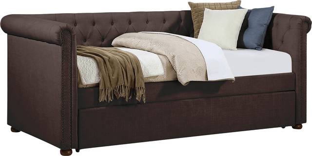 Fannin Dark Gray Daybed with Trundle - Thumbnail - Image 1