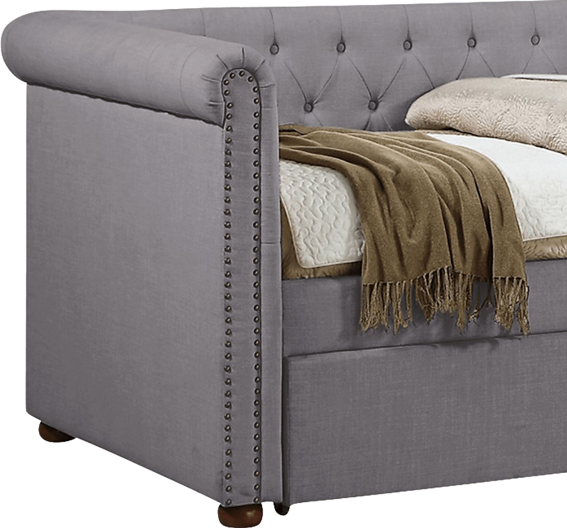 Fannin Gray Daybed with Trundle - Image 4