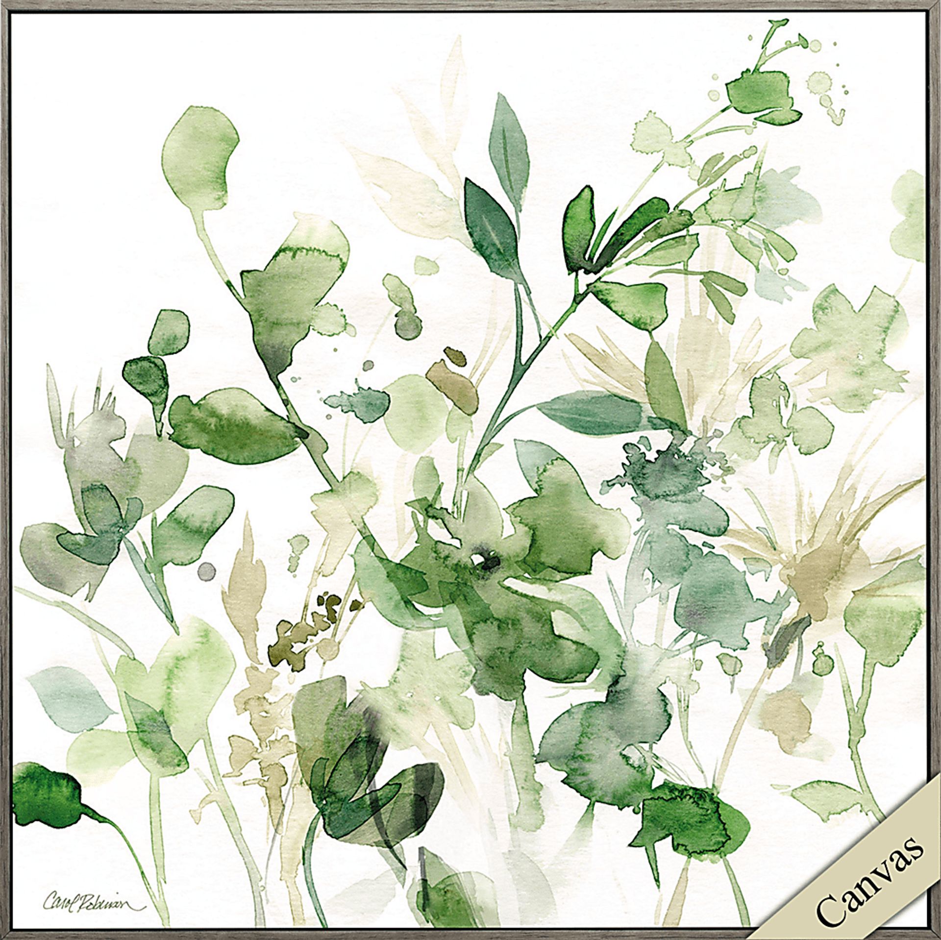 Fannine II Green Wall Art - Image 1
