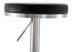 Fano Black Adjustable Swivel Barstool