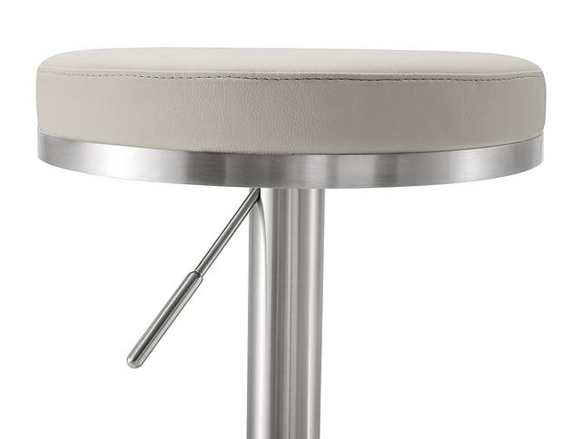 Fano Gray Adjustable Swivel Barstool - Thumbnail - Image 2